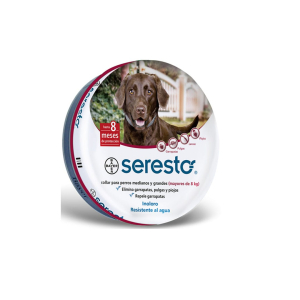 Seresto Collar Antipulga para Perro de + 8 kg (Elanco)