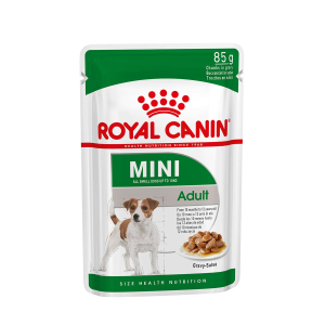 Royal Canin Pouch Humedo Mini Adulto 85gr Perro x 12 Unidades (Caja)