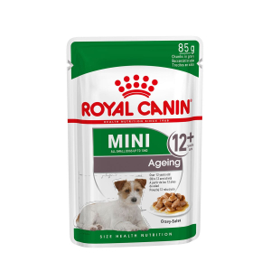 Royal Canin Pouch Humedo Mini Ageing +12 85 gr Perro x 12 Unidades (Caja)