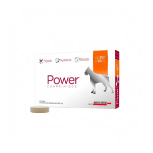 Power Comprimidos Antipulgas 20 A 30 Kg  2100mg (Brouwer)