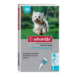 Advantix Pipeta Perros De 4 A 10 Kg (Elanco) - Imagen 1