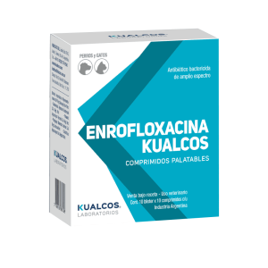 Enrofloxacina 200 mg x 100 comp. (Kualcos) - Imagen 1
