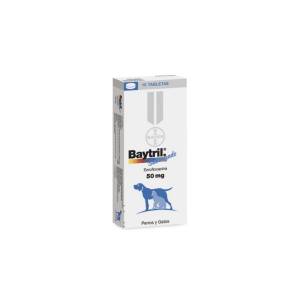 Baytril Saborizado 50 Mg 10 Comprimidos (Elanco)