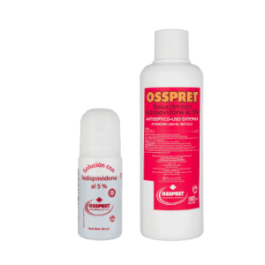 SOLUCIÓN CON IODOPOVIDONA 5% (Osspret)