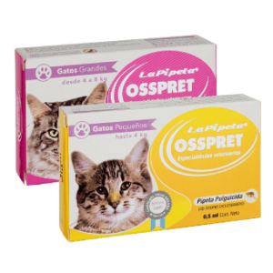 Pipeta Osspret Lapipeta Gatos 4 a 8kg