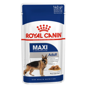 Royal Canin Maxi Adulto Pouch Humedo 140 gr x 10 Unidades (Caja) - Imagen 1