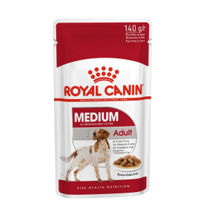 Royal Canin Medium Adult Pouch Humedo 140g x 10 Unidades (Caja)