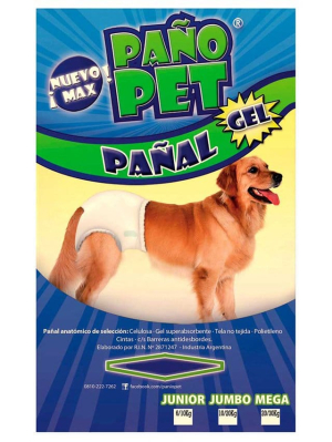 Paño Pet Pañales Max (Talle Mega) 20-30kg x 2 Uni. - Imagen 1
