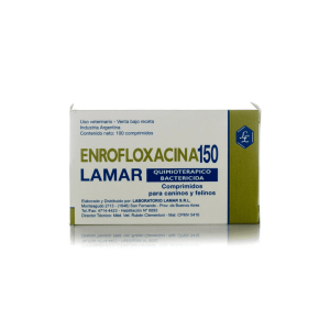 Enrofloxacina 150mg x 100 Comprimidos (Lamar)