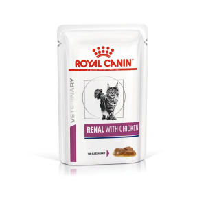 Royal Canin Sobrecitos Renal With chicken Pouch Humedo Gato 85gr x 12 Unidades (Caja) - Imagen 1