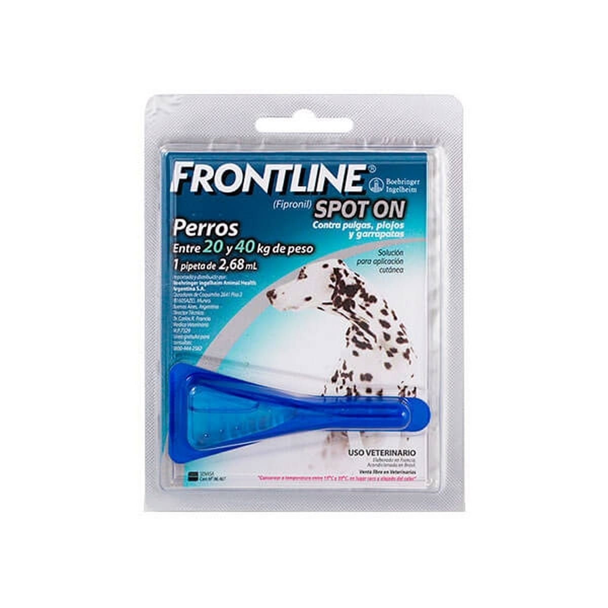 Frontline Spot On Perro 20 A 40kg (Boehringer Ingelheim)
