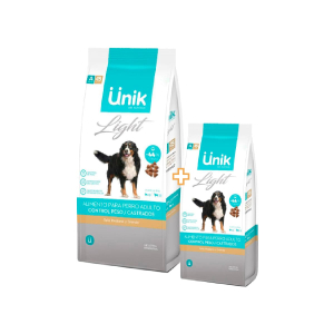 Unik Perro Light/Castrado x 15 kg + 3 kg