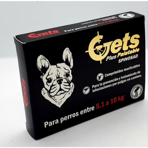 GETS Plus 700 mg IDV GETS Plus 700 mg de IDV, envase para perros de 5,1 a 10 kg