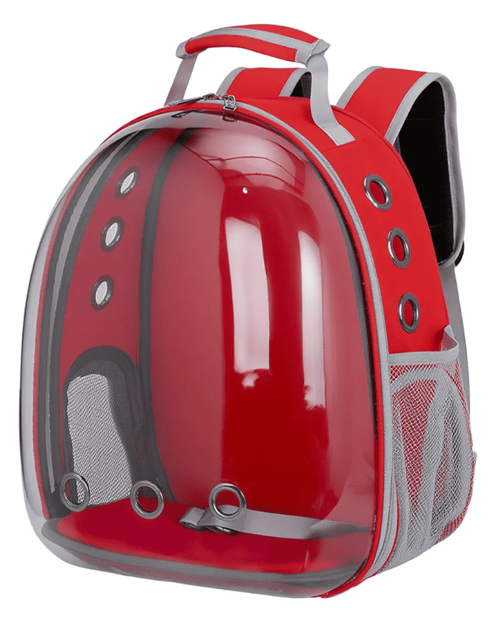 Mochila Transportadora Mascotas Perro Gato Burbuja Capsula