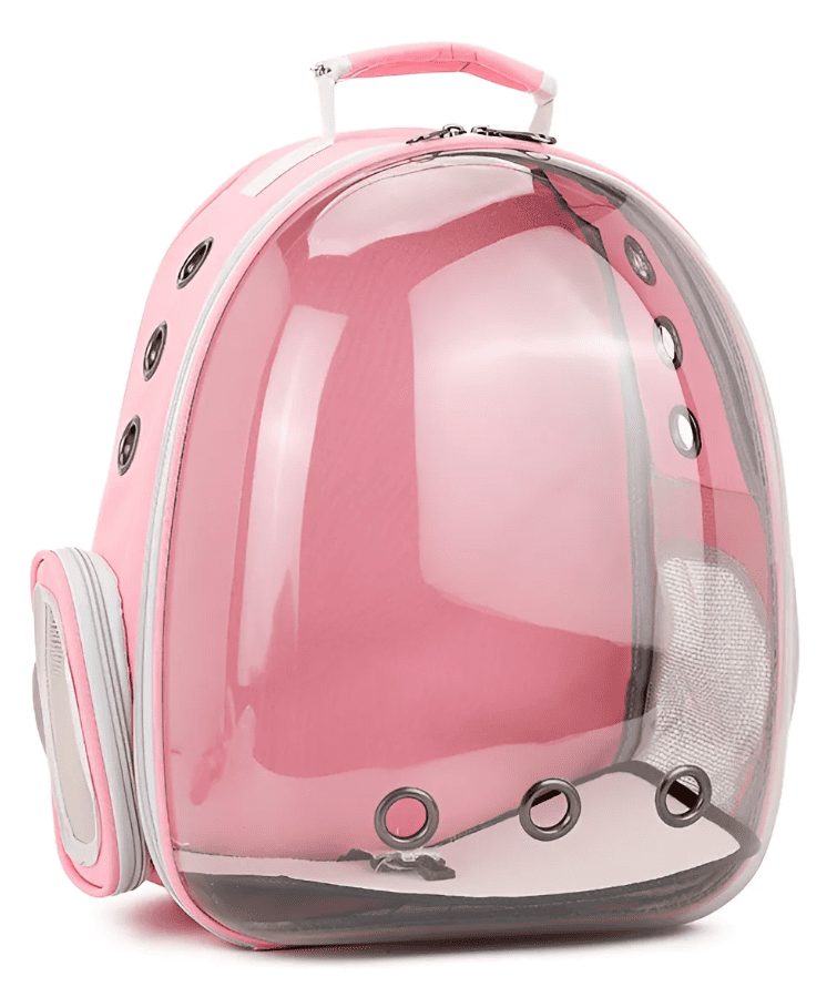 Mochila Transportadora Mascotas Perro Gato Burbuja Capsula