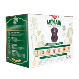 Mon Ami Alimento c/Superfood Razas Medianas & Grandes Caja 12kg + SNACK DE REGALO