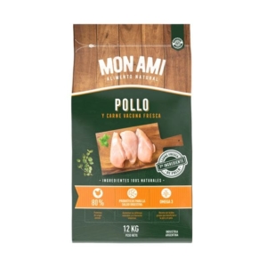 Mon Ami Alimento Saludable Pollo x 12kg + SNACK DE REGALO