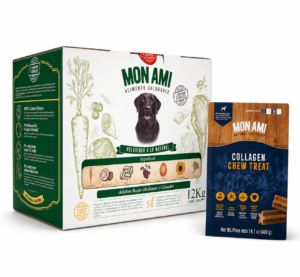 Mon Ami Alimento c/Superfood Razas Medianas & Grandes Caja 12kg + SNACK DE REGALO