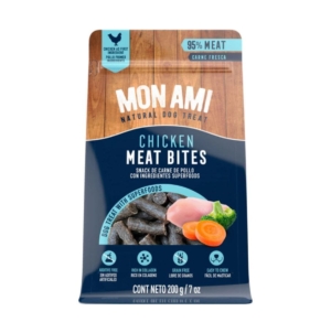 Mon Ami Snack Saludable Meat Bites Chicken 200 gr - Imagen 1
