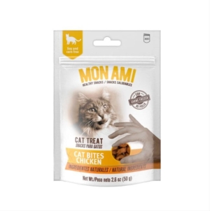Mon Ami Snack Saludable Gato Chicken 50G - Imagen 1