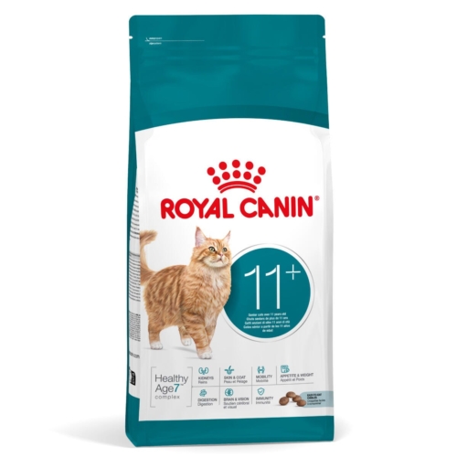 Royal Canin Ageing +11 — 2 kg Envase de Royal Canin Ageing +11, alimento seco para gatos a partir de los 11 años, presentación de 2 kg