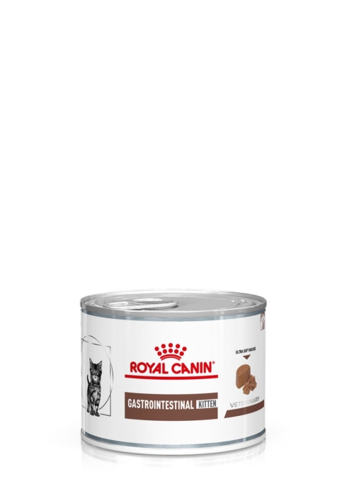Royal Canin Gastro Kitten Mousse Lata 195 g Envase de Royal Canin Gastro Kitten Mousse Lata 195 g