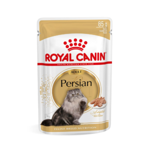Royal Canin Persian Adult Pouch de 85 g, alimento húmedo para gatos Persas adultos