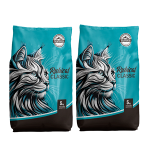 Rubicat Classic Bolsa x 5 kg - Pack x 2. 2 bolsas de 5 kg cada una. Contenido total: 10 kg.