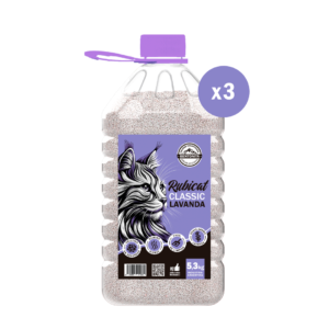 Rubicat Classic Lavanda Bidón x 5,3 kg - Pack x 3. 3 bidones de 5,3 kg cada uno. Contenido total: 15,9 kg.