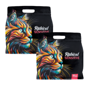 Rubicat Sensitive x 5 kg - Pack x 2. 2 bolsas de 5 kg cada una. Contenido total: 10 kg.