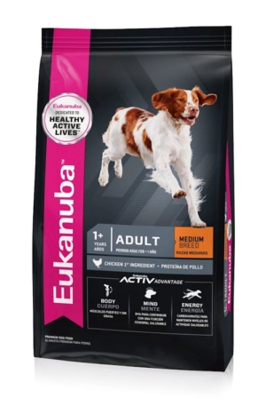 Eukanuba Adult Medium Breed x 3 kg, foto original de la marca